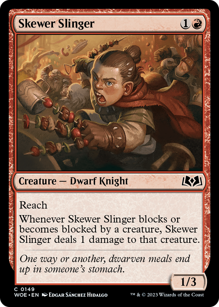 Skewer Slinger [Wilds of Eldraine] | Exor Games Bridgewater