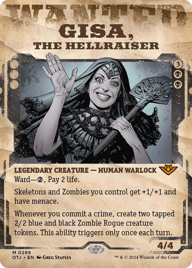 Gisa, the Hellraiser (Showcase) [Outlaws of Thunder Junction] | Exor Games Bridgewater