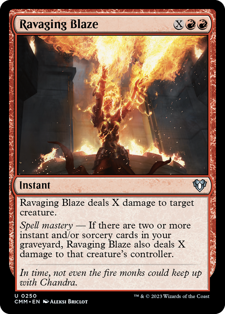 Ravaging Blaze [Commander Masters] | Exor Games Bridgewater