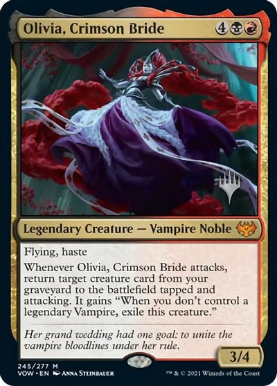 Olivia, Crimson Bride (Promo Pack) [Innistrad: Crimson Vow Promos] | Exor Games Bridgewater