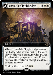 Unstable Glyphbridge // Sandswirl Wanderglyph (Extended Art) [The Lost Caverns of Ixalan] | Exor Games Bridgewater