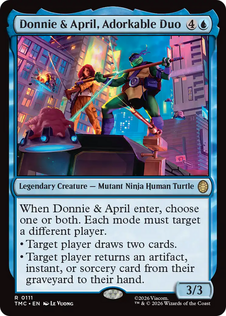 Donnie & April, Adorkable Duo [Teenage Mutant Ninja Turtles Commander] | Exor Games Bridgewater