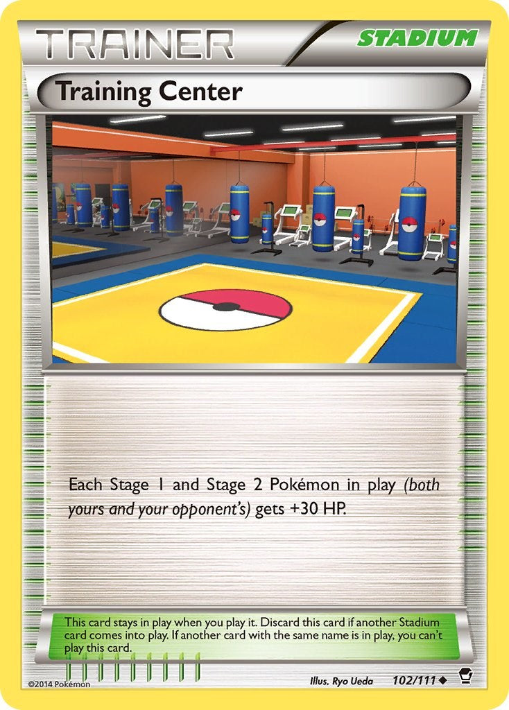 Training Center (102/111) [XY: Furious Fists] | Exor Games Bridgewater