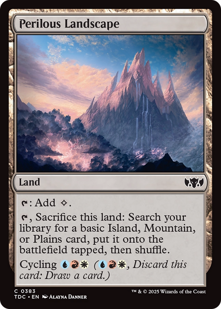 Perilous Landscape [Tarkir: Dragonstorm Commander] | Exor Games Bridgewater
