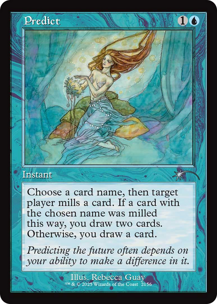 Predict (Retro Frame) [Secret Lair Drop Series] | Exor Games Bridgewater