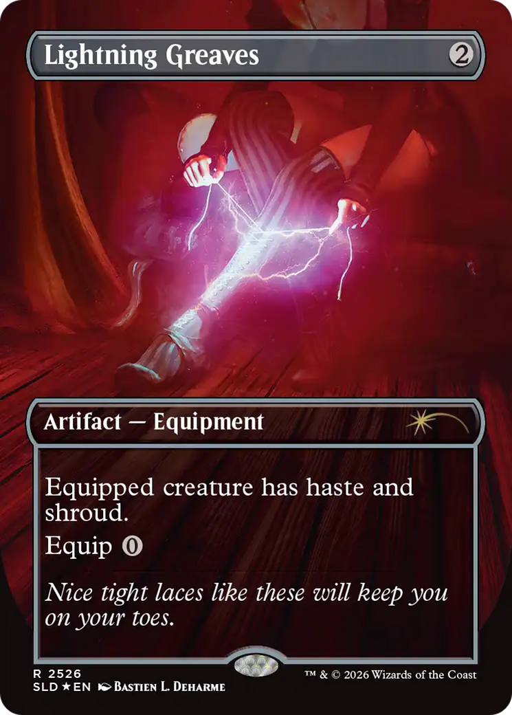 Lightning Greaves (2526) [Secret Lair Drop Series] | Exor Games Bridgewater