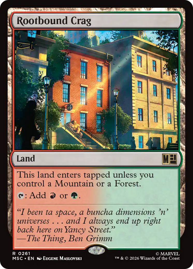Rootbound Crag [Marvel Super Heroes Commander] | Exor Games Bridgewater