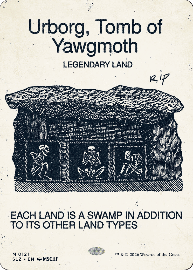 Urborg, Tomb of Yawgmoth (0121) [Secret Lair x MSCHF: The Zeta Set] | Exor Games Bridgewater