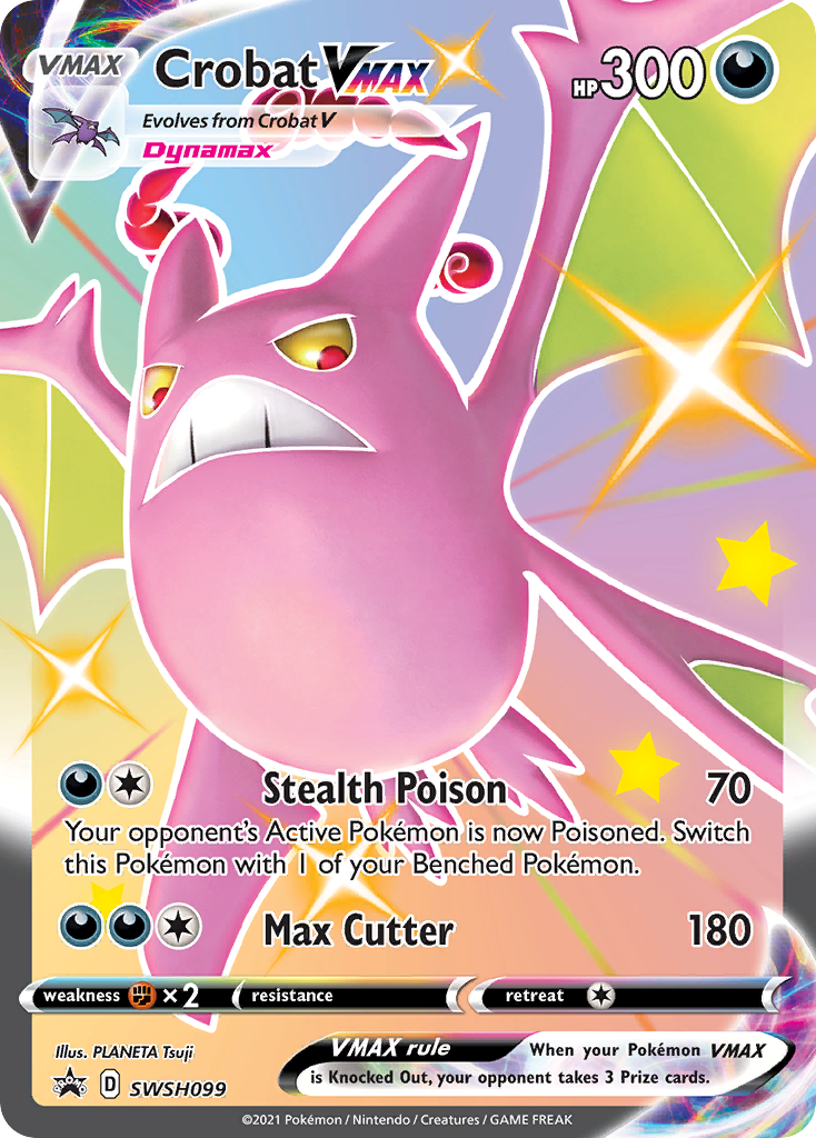 Crobat VMAX (SWSH099) [Sword & Shield: Black Star Promos] | Exor Games Bridgewater