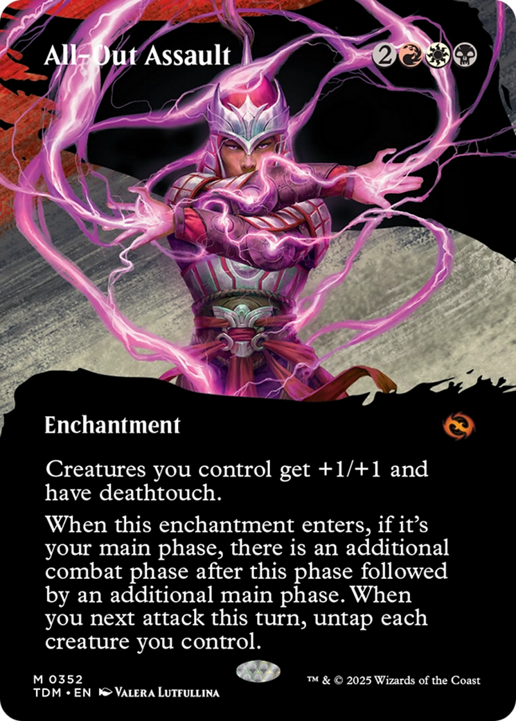 All-Out Assault (Borderless) [Tarkir: Dragonstorm] | Exor Games Bridgewater
