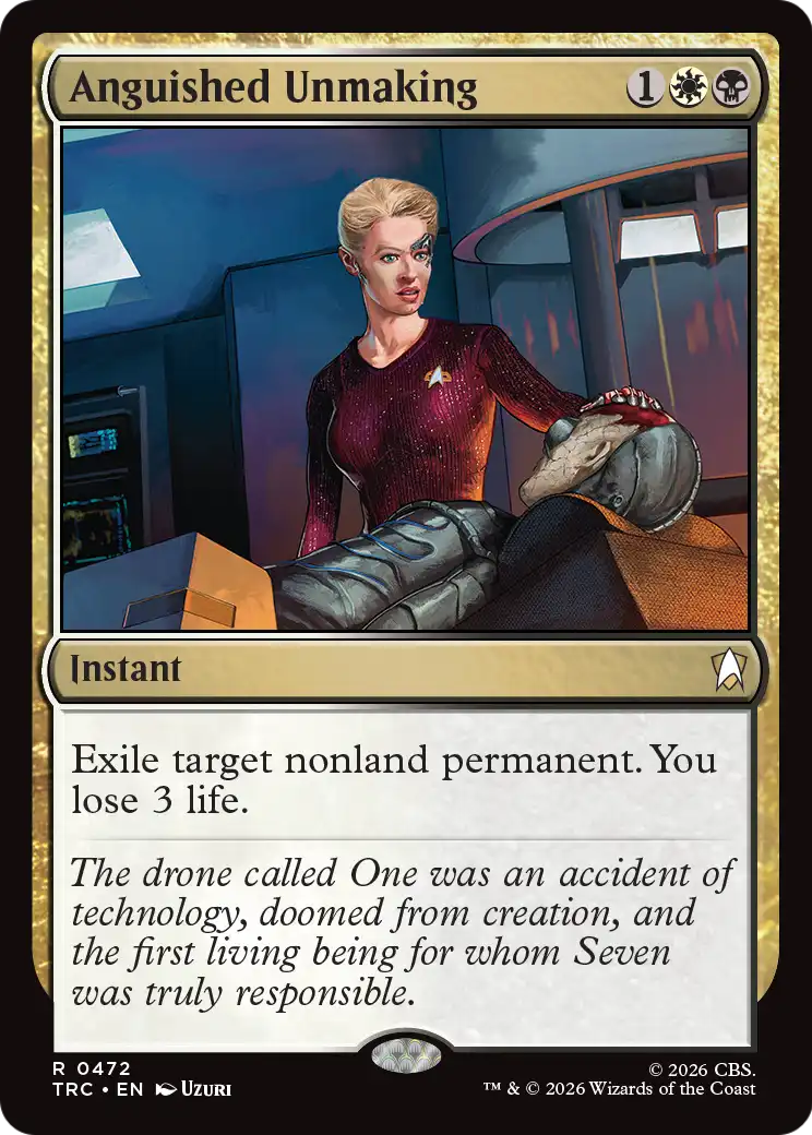 Anguished Unmaking (Surge Foil) [Star Trek Commander] | Exor Games Bridgewater