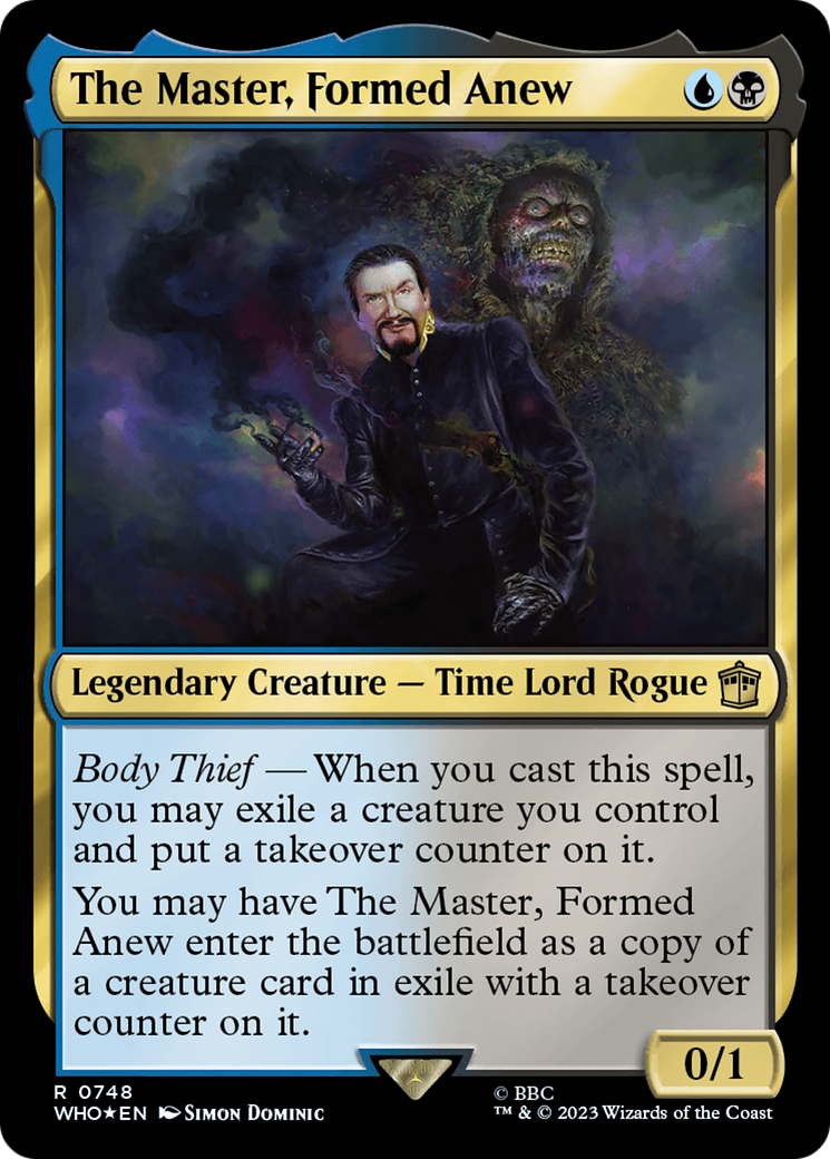 The Master, Formed Anew (Surge Foil) [Doctor Who] | Exor Games Bridgewater