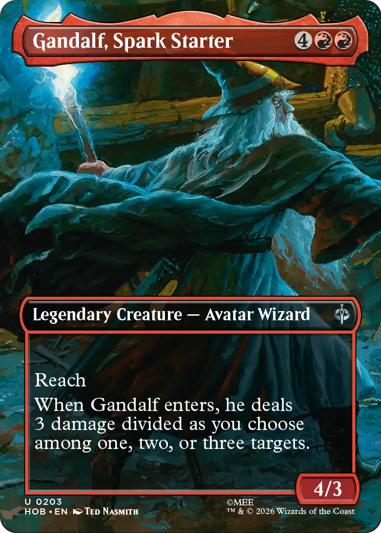 Gandalf, Spark Starter (Borderless) [The Hobbit] | Exor Games Bridgewater