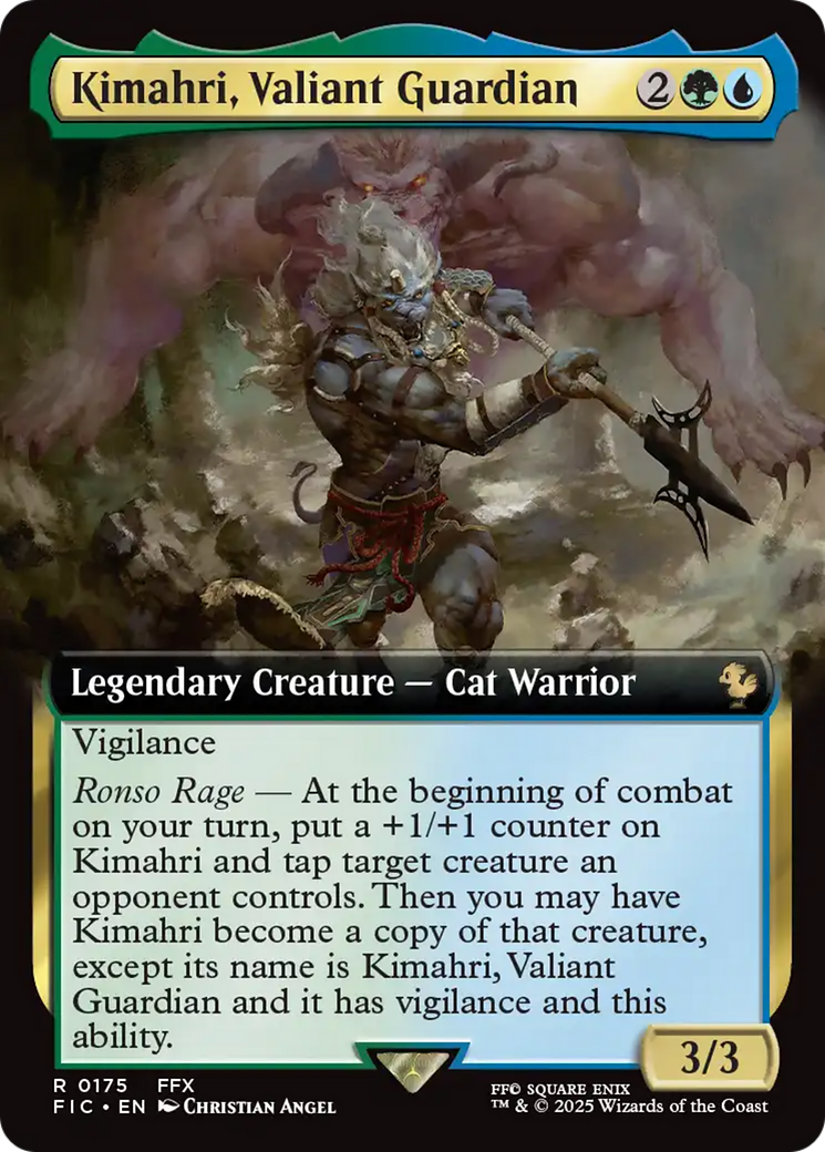 Kimahri, Valiant Guardian (Extended Art) [FINAL FANTASY Commander] | Exor Games Bridgewater