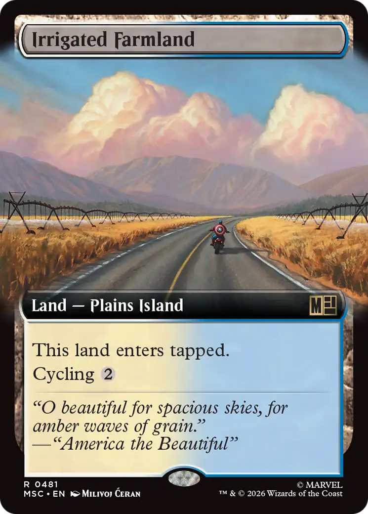 Irrigated Farmland (Extended Art) [Marvel Super Heroes Commander] | Exor Games Bridgewater