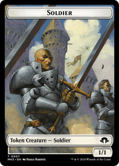 Eldrazi Spawn // Soldier Double-Sided Token [Modern Horizons 3 Tokens] | Exor Games Bridgewater