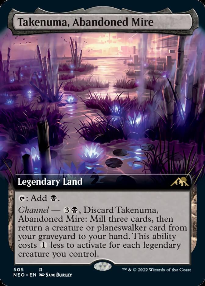 Takenuma, Abandoned Mire (Extended Art) [Kamigawa: Neon Dynasty] | Exor Games Bridgewater