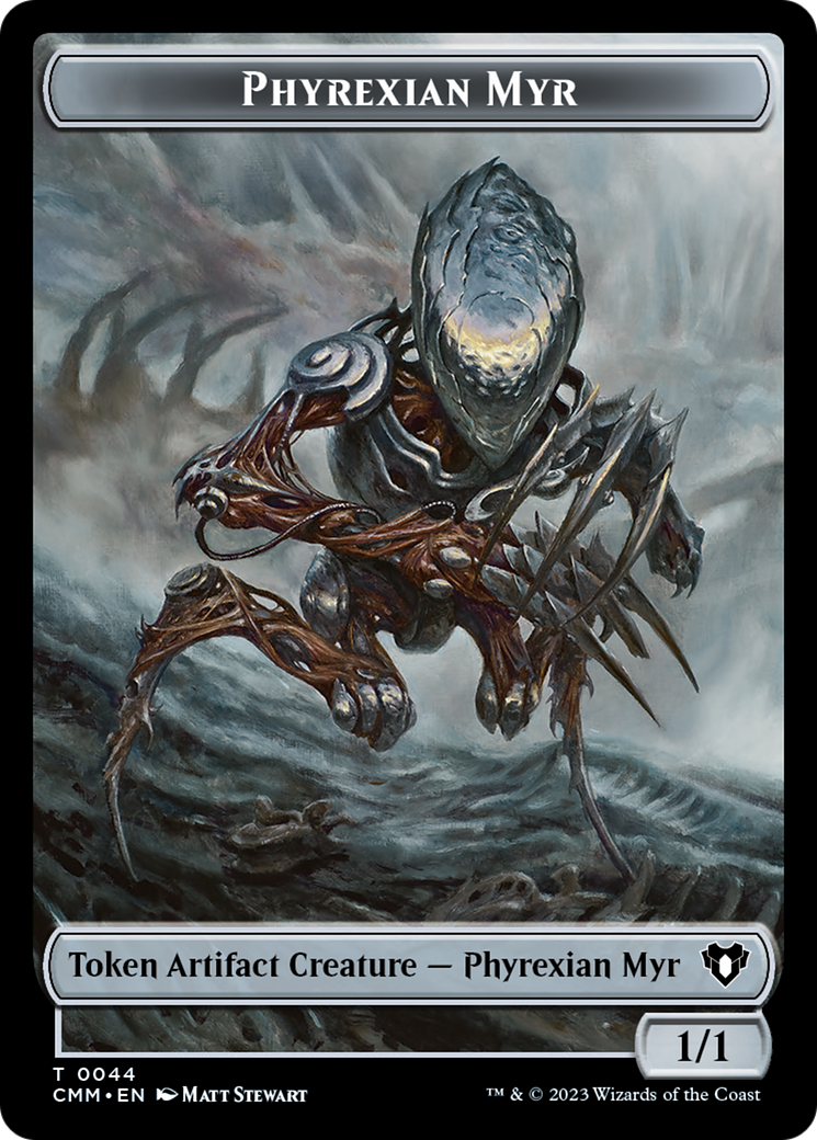 Phyrexian Myr Token [Commander Masters Tokens] | Exor Games Bridgewater