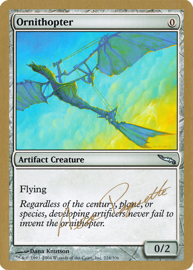 Ornithopter (Aeo Paquette) [World Championship Decks 2004] | Exor Games Bridgewater