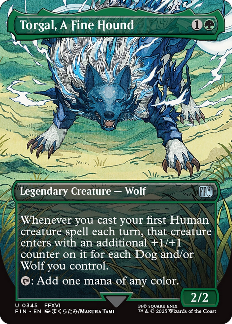 Torgal, A Fine Hound (Borderless) [FINAL FANTASY] | Exor Games Bridgewater