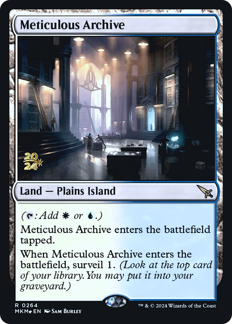 Meticulous Archive [Murders at Karlov Manor Prerelease Promos] | Exor Games Bridgewater