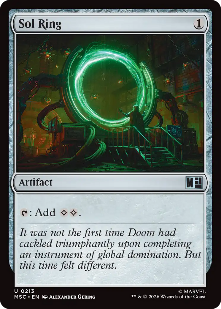 Sol Ring (0213) [Marvel Super Heroes Commander] | Exor Games Bridgewater