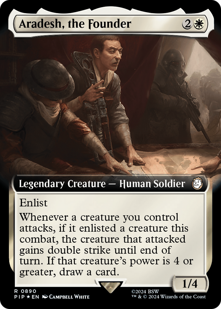 Aradesh, the Founder (Extended Art) (Surge Foil) [Fallout] | Exor Games Bridgewater