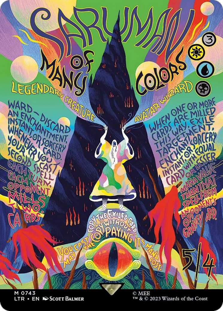 Saruman of Many Colors (Borderless Poster) [The Lord of the Rings: Tales of Middle-Earth] | Exor Games Bridgewater