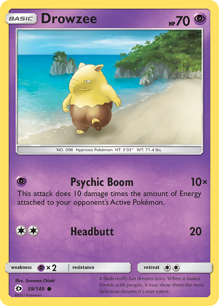 Drowzee (59/149) [Sun & Moon: Base Set] | Exor Games Bridgewater