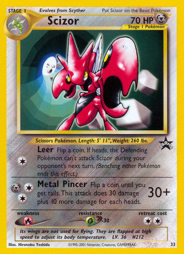 Scizor (33) [Wizards of the Coast: Black Star Promos] | Exor Games Bridgewater