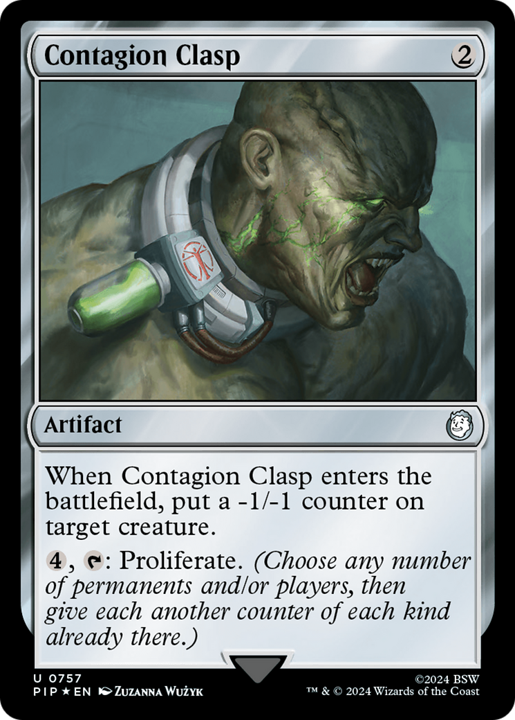 Contagion Clasp (Surge Foil) [Fallout] | Exor Games Bridgewater