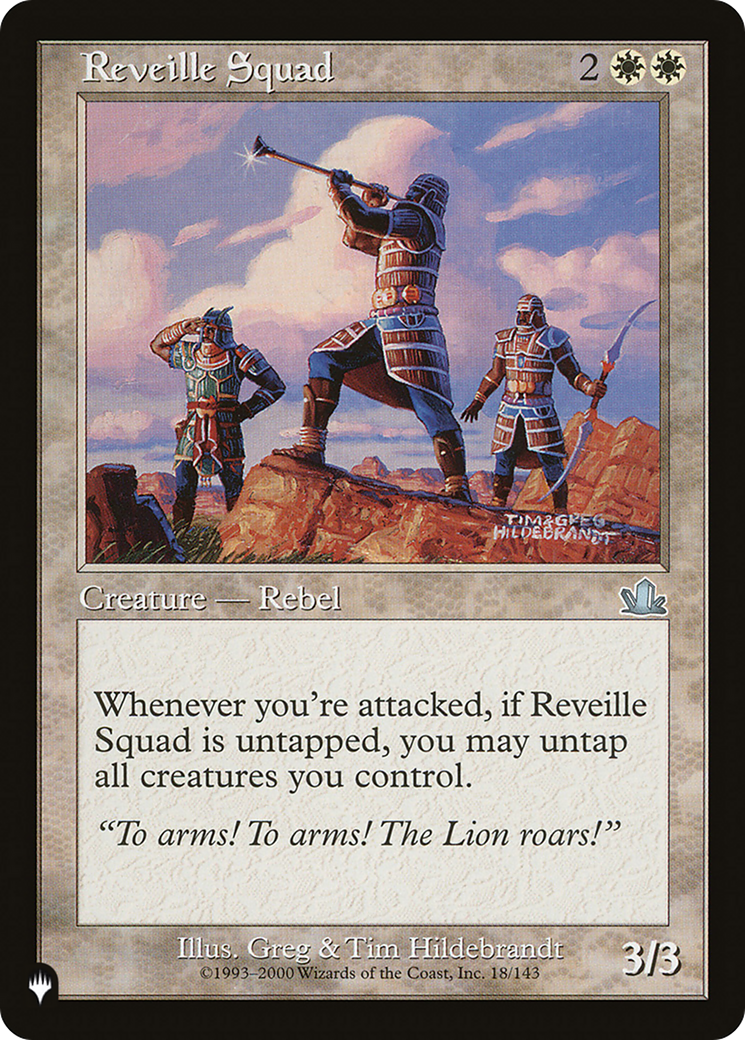 Reveille Squad [The List Reprints] | Exor Games Bridgewater