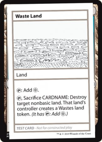 Waste Land (2021 Edition) [Mystery Booster Playtest Cards] | Exor Games Bridgewater