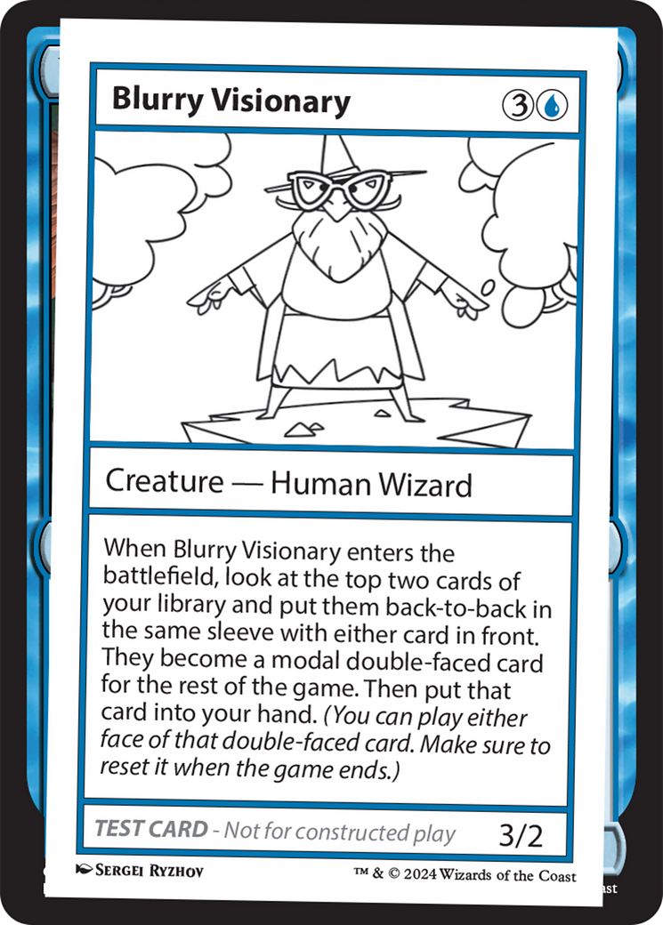 Blurry Visionary [Mystery Booster 2 Playtest Cards] | Exor Games Bridgewater