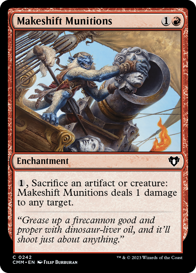 Makeshift Munitions [Commander Masters] | Exor Games Bridgewater
