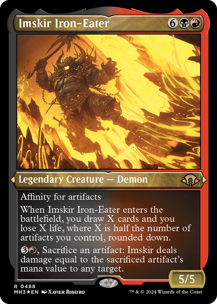 Imskir Iron-Eater (Foil Etched) [Modern Horizons 3] | Exor Games Bridgewater