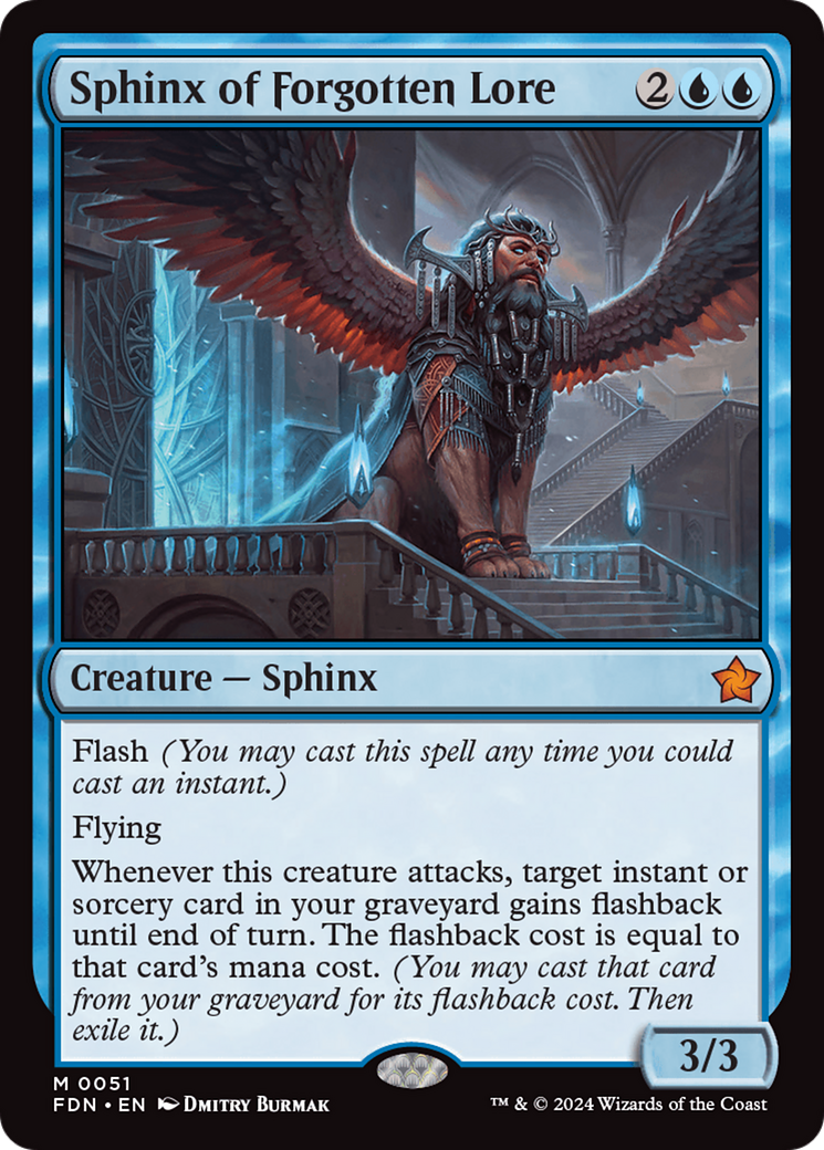 Sphinx of Forgotten Lore [Foundations] | Exor Games Bridgewater