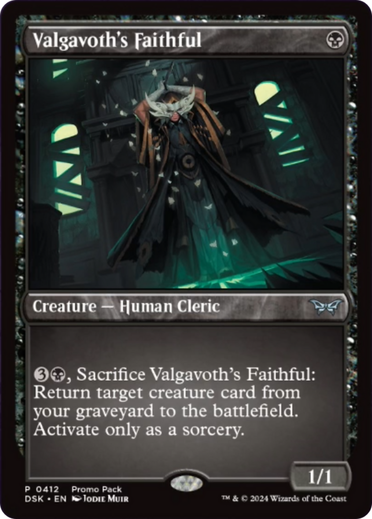 Valgavoth's Faithful [Duskmourn: House of Horror Promos] | Exor Games Bridgewater