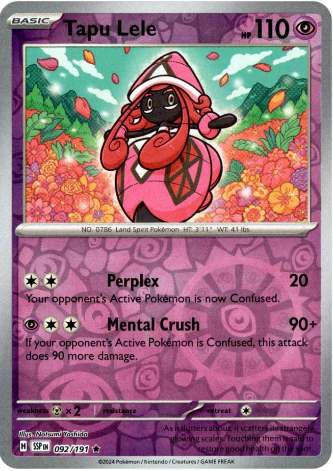 Tapu Lele (092/191) [Scarlet & Violet: Surging Sparks] | Exor Games Bridgewater