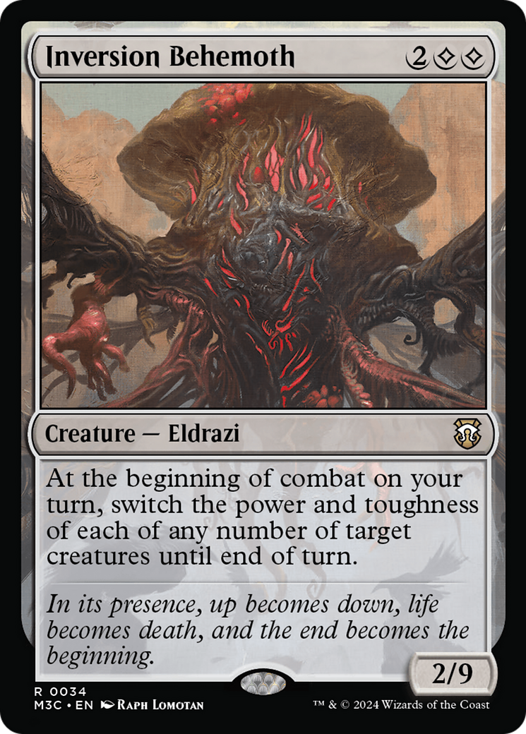 Inversion Behemoth [Modern Horizons 3 Commander] | Exor Games Bridgewater
