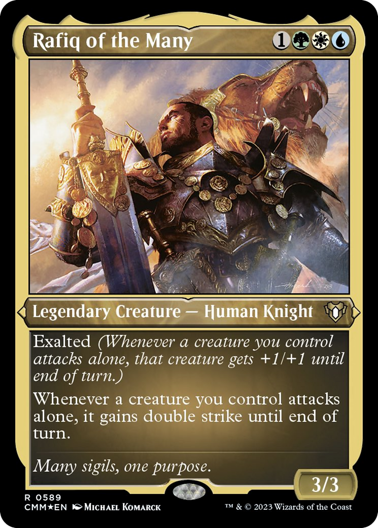 Rafiq of the Many (Foil Etched) [Commander Masters] | Exor Games Bridgewater