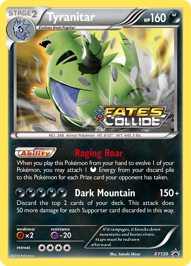 Tyranitar (XY130) [XY: Black Star Promos] | Exor Games Bridgewater