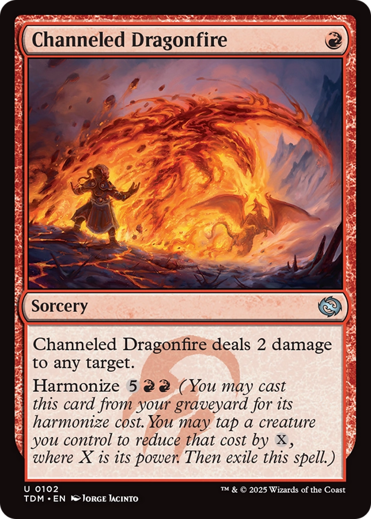Channeled Dragonfire [Tarkir: Dragonstorm] | Exor Games Bridgewater