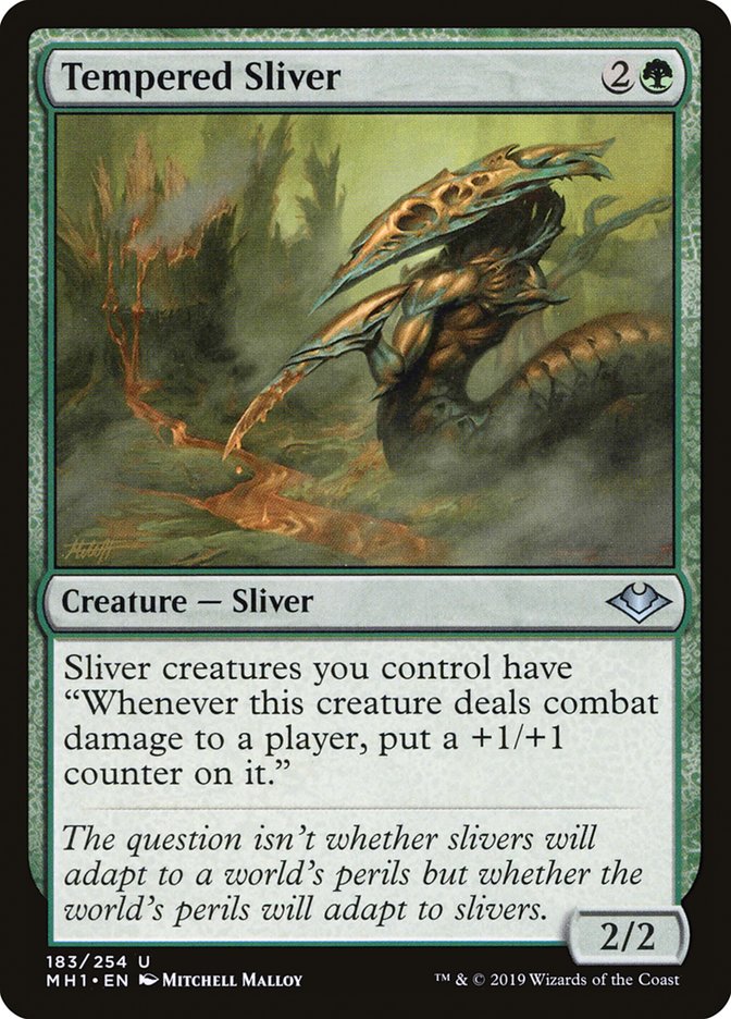 Tempered Sliver [Modern Horizons] | Exor Games Bridgewater