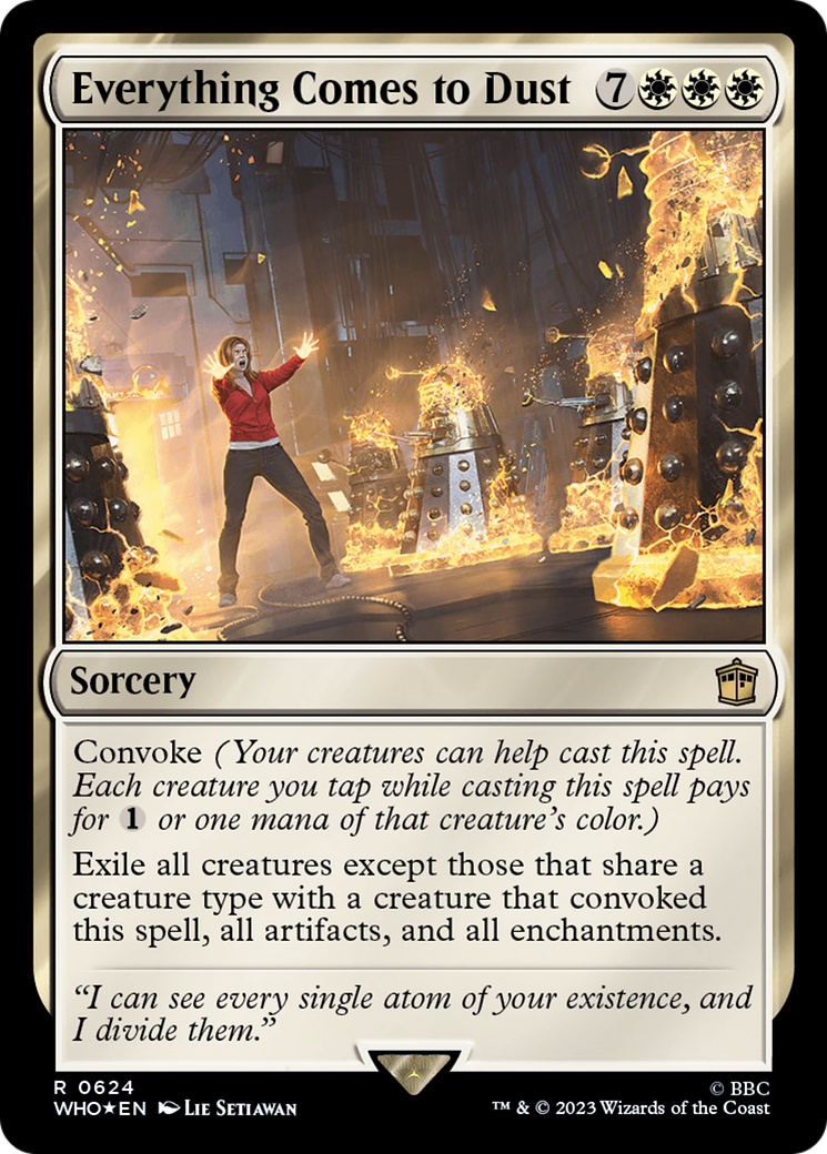 Everything Comes to Dust (Surge Foil) [Doctor Who] | Exor Games Bridgewater