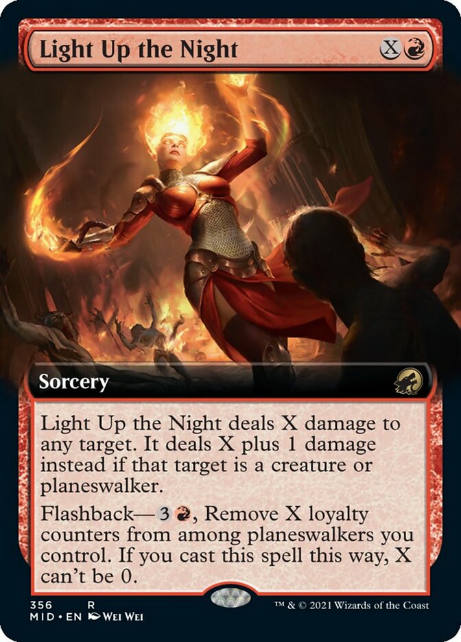 Light Up the Night (Extended Art) [Innistrad: Midnight Hunt] | Exor Games Bridgewater