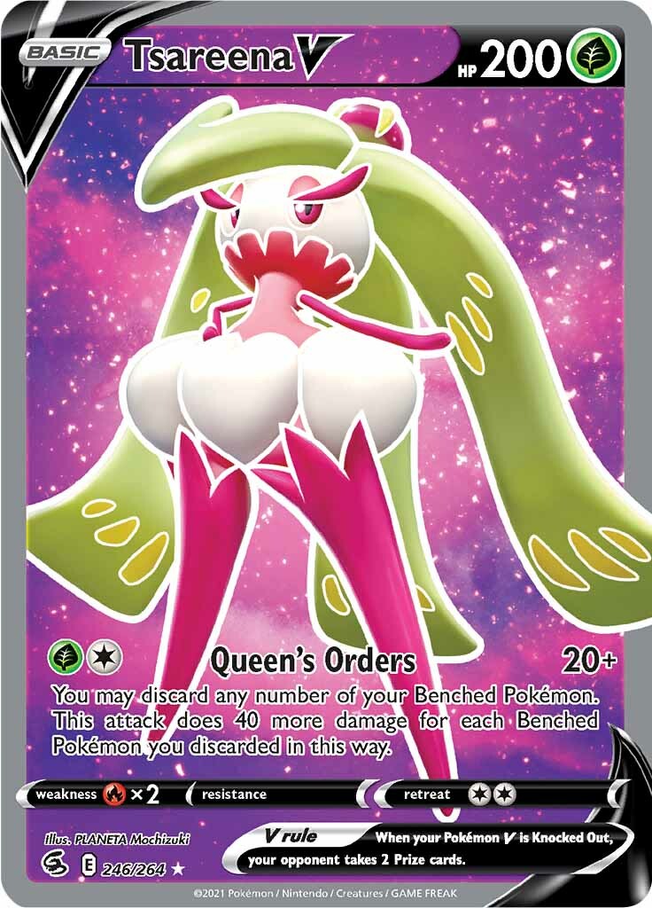 Tsareena V (246/264) [Sword & Shield: Fusion Strike] | Exor Games Bridgewater