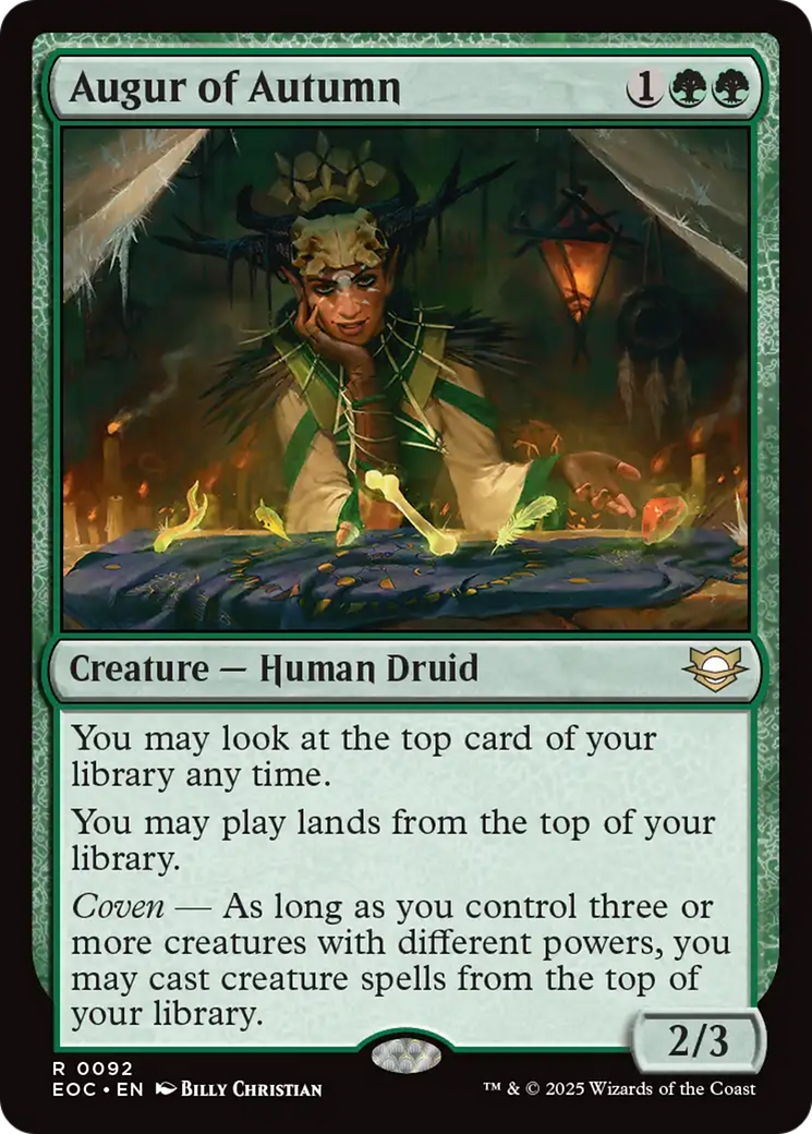 Augur of Autumn [Edge of Eternities Commander] | Exor Games Bridgewater