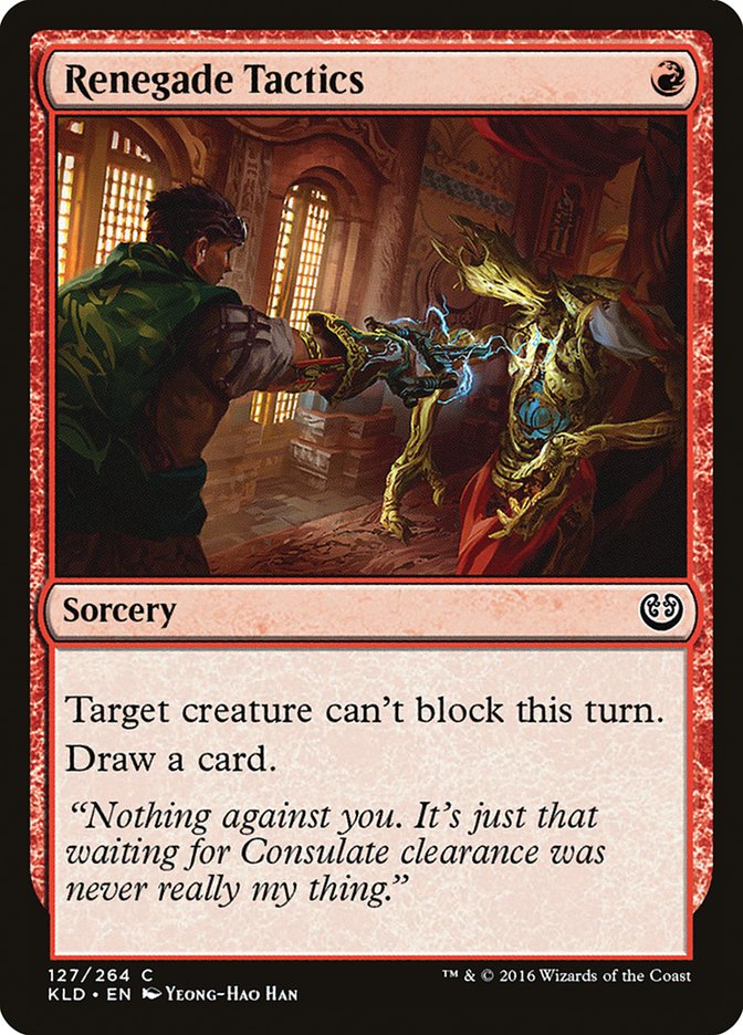 Renegade Tactics [Kaladesh] | Exor Games Bridgewater