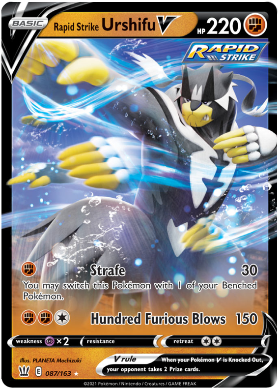 Rapid Strike Urshifu V (087/163) [Sword & Shield: Battle Styles] | Exor Games Bridgewater